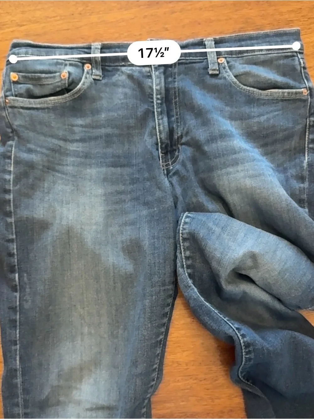 Levi’s Premium 511 Slim Jeans W36 L32 Medium Wash Stretch Denim Men’s